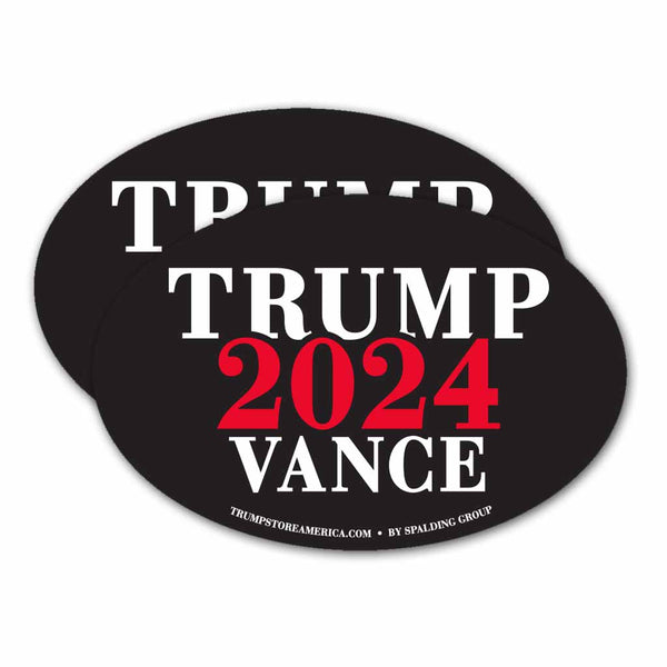 Trump Vance 2024 Bumper Sticker - 4 Color Pack