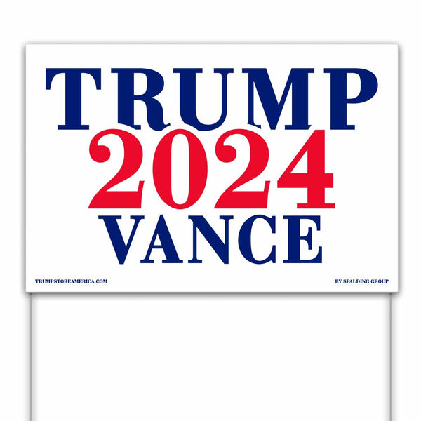 Trump Vance 2024 Yard Sign