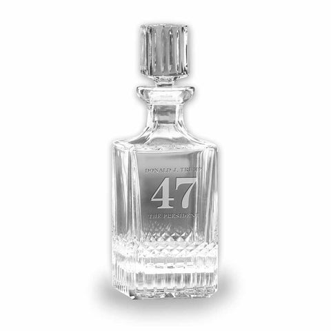 47 - The President - Crystal Decanter