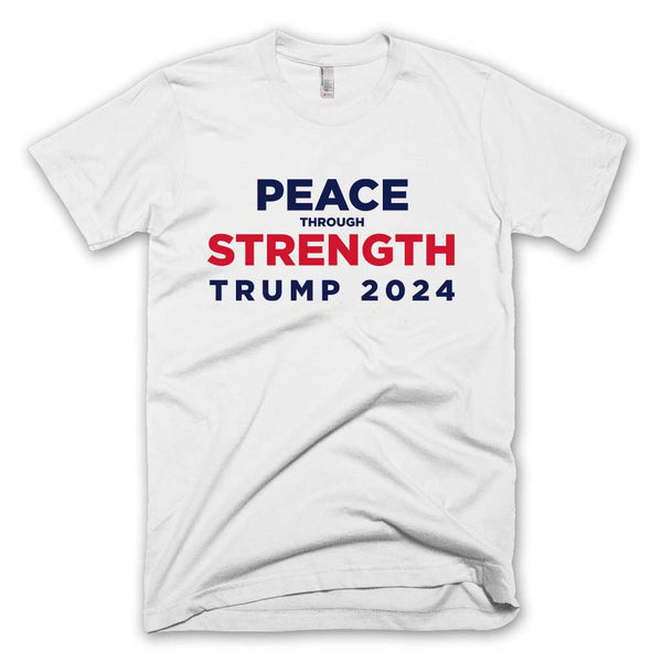 Peace Through Strength Trump 2024 T-shirt