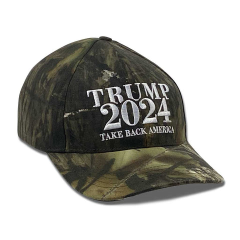 Trump 2024 Hat - Camo - Made In USA