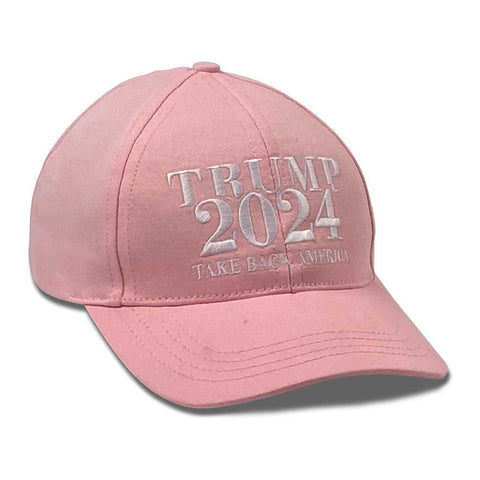 Trump 2024 Hat - Pink - Made In USA