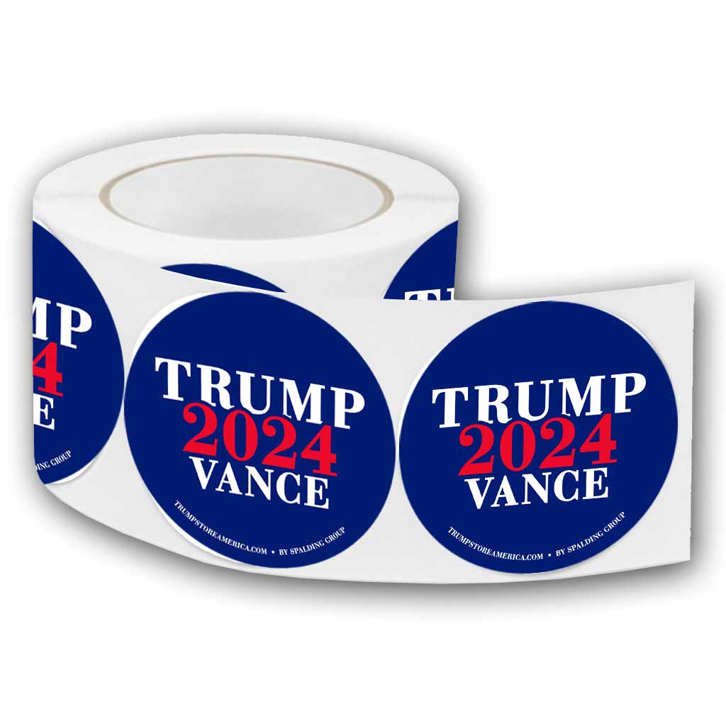 Trump Vance 2024 Roll Label 3in