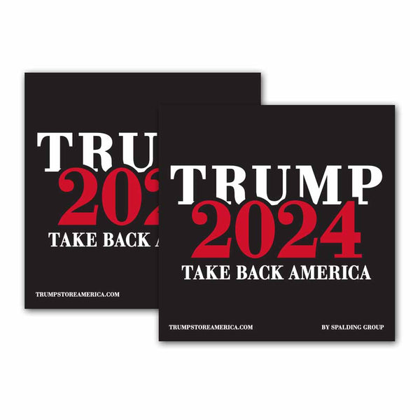 Trump 2024 Bumper Sticker - 4 Color Pack