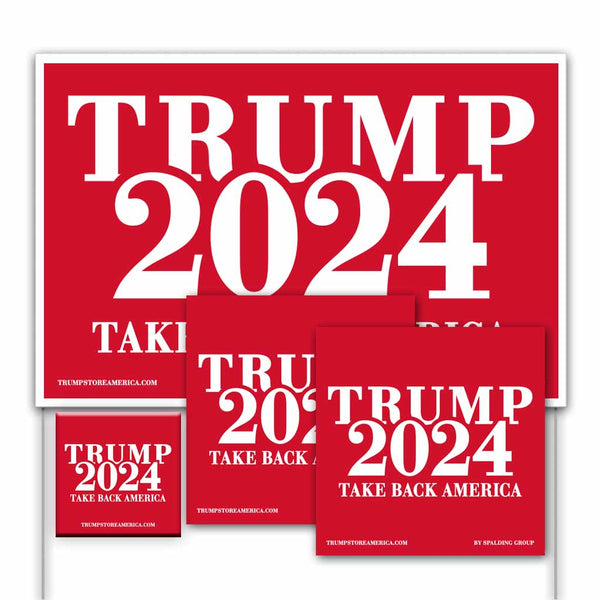 Trump 2024 Yard Sign Kit - Take Back America