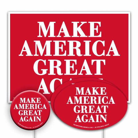 Yard Sign Kit - Make America Great Again