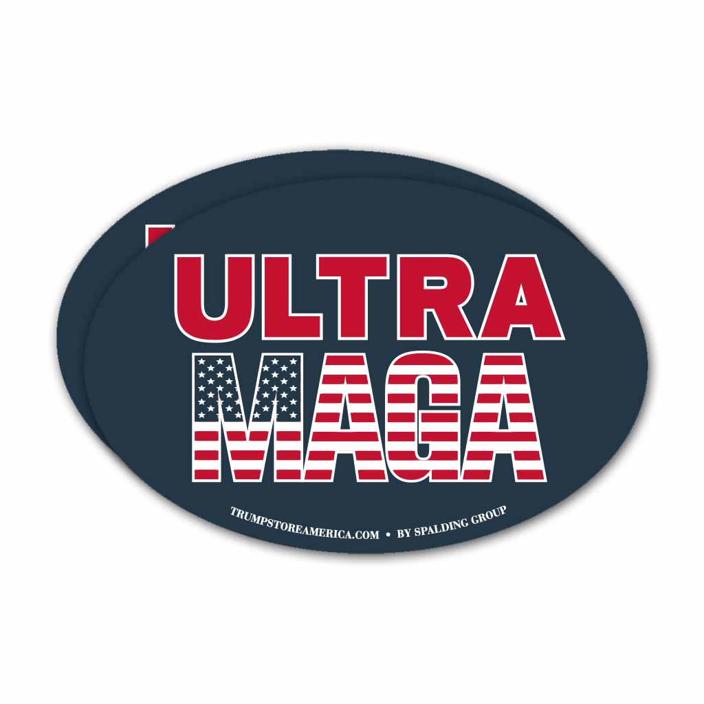 (Pack of 2) UltraMAGA Bumper Sticker